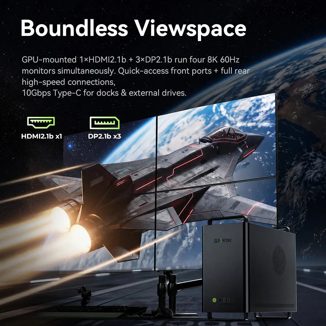 GMKtec NEO-X1 Pro AMD Ryzen™ 9 9955HX3D + NVIDIA® GeForce RTX™ 5070 MODT Oyuncu Bilgisayarı — Ön Sipariş