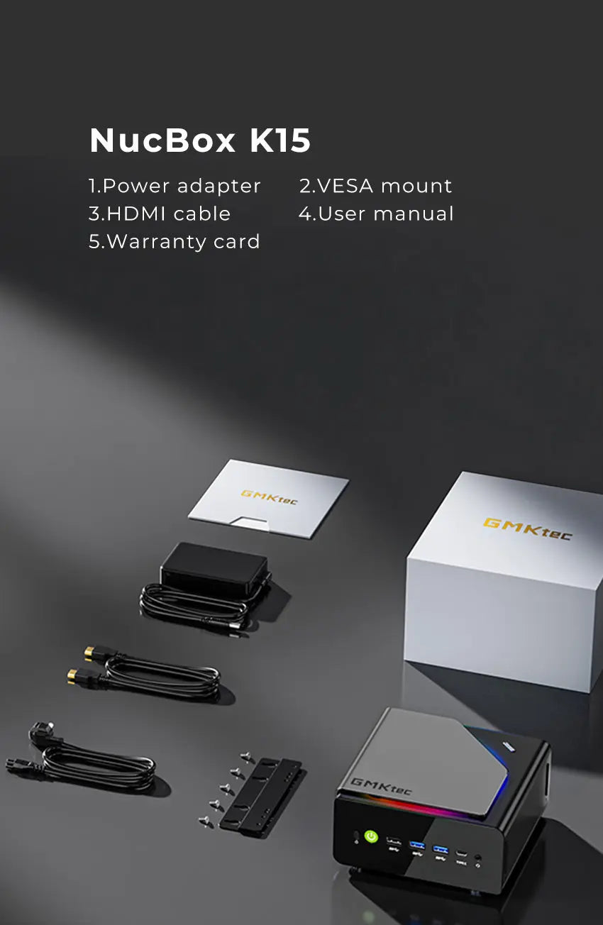 GMKtec K15 Intel® Core™ Ultra 5 125U Mini Bilgisayar — Ön Sipariş