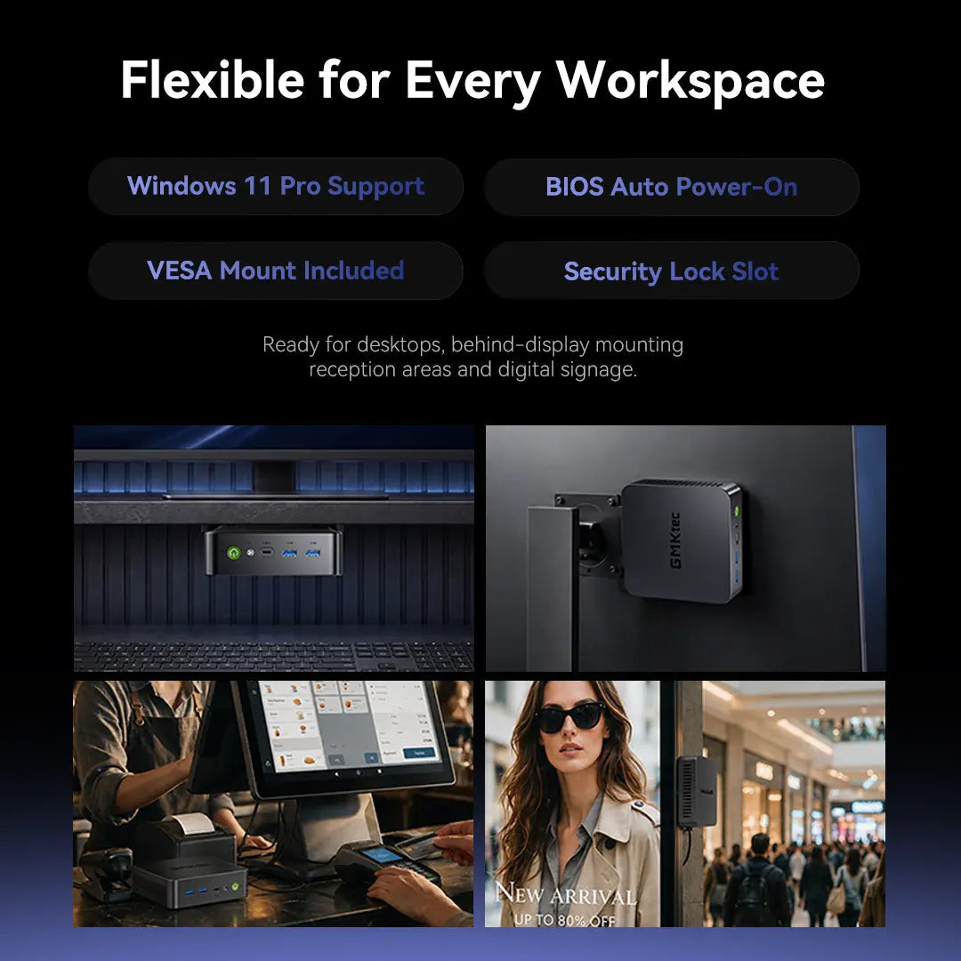 GMKtec K17 Plus Intel® Core™ Ultra 7 258V Mini Bilgisayar — Ön Sipariş