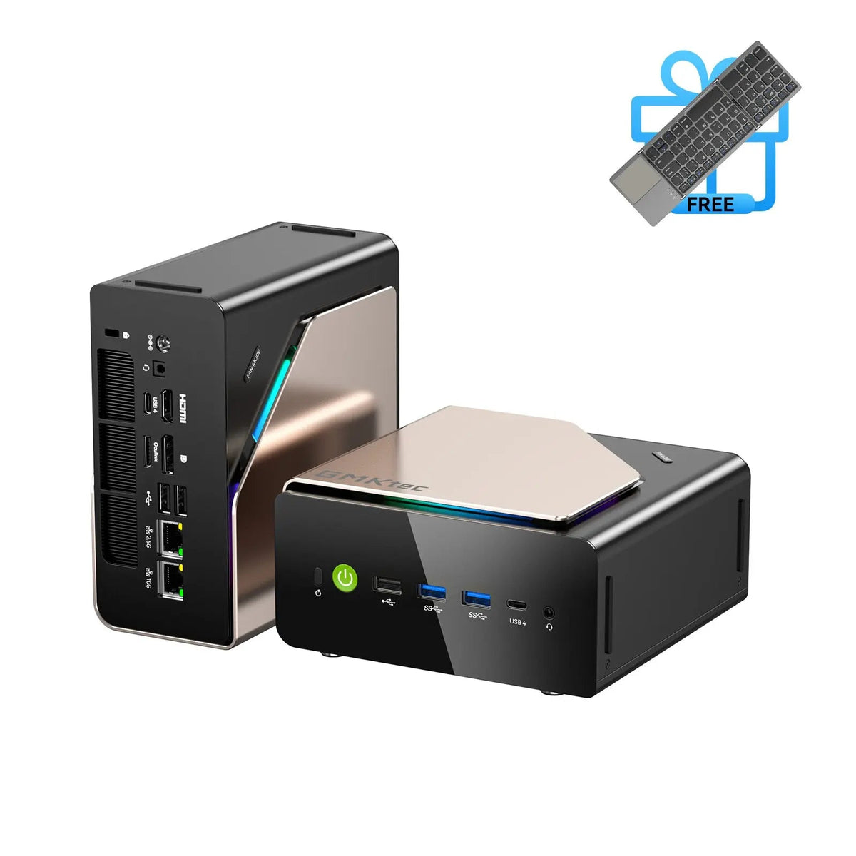 GMKtec EVO-T2 Intel® Core™ Ultra X7 358H AI Mini Bilgisayar — Ön Sipariş