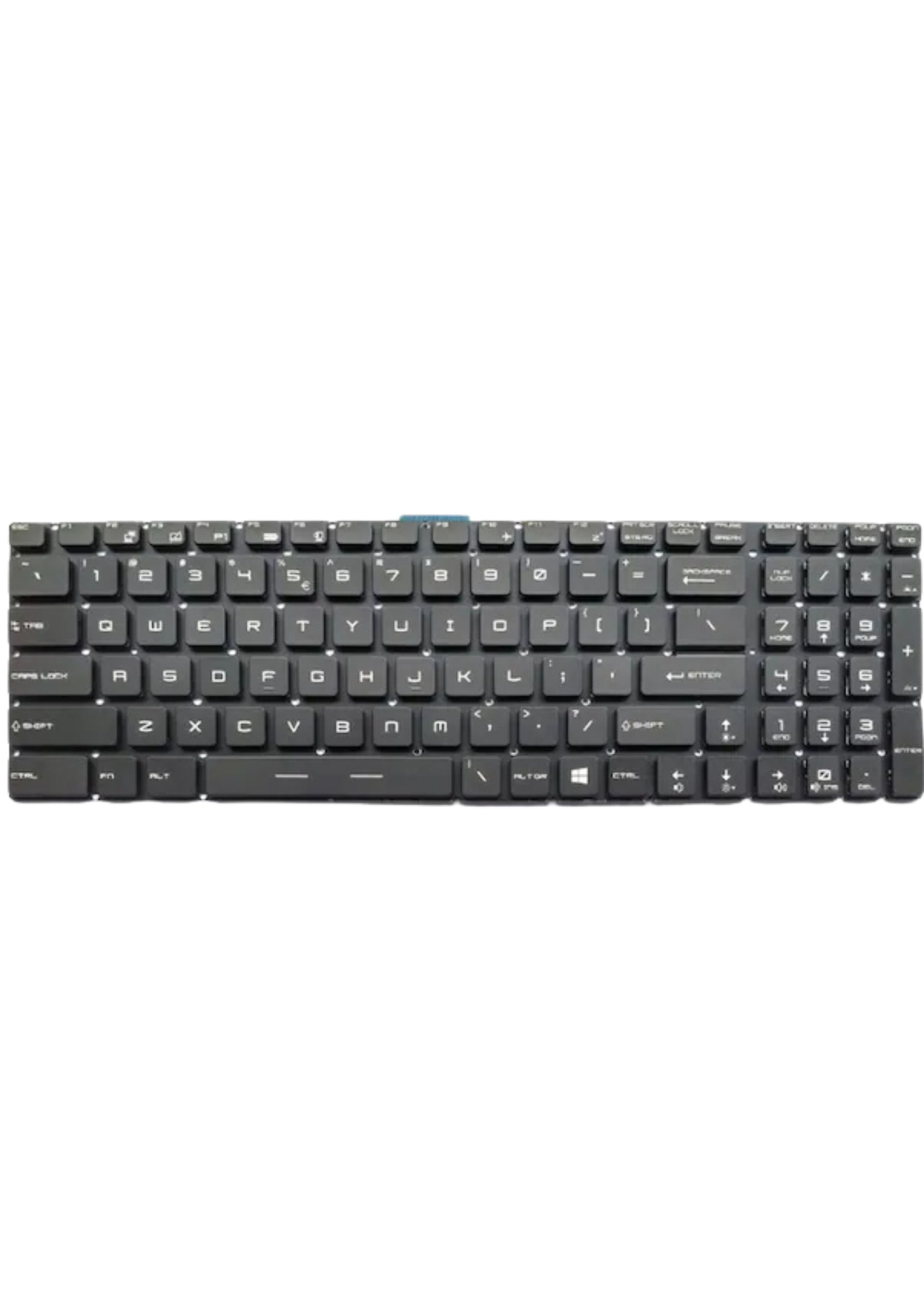 Noteware MSI Compatible GT62 / GT72 / GE62 / GE72 / GS60 / GS70 / GL62 / GE75 Compatible RGB LED Notebook Keyboard