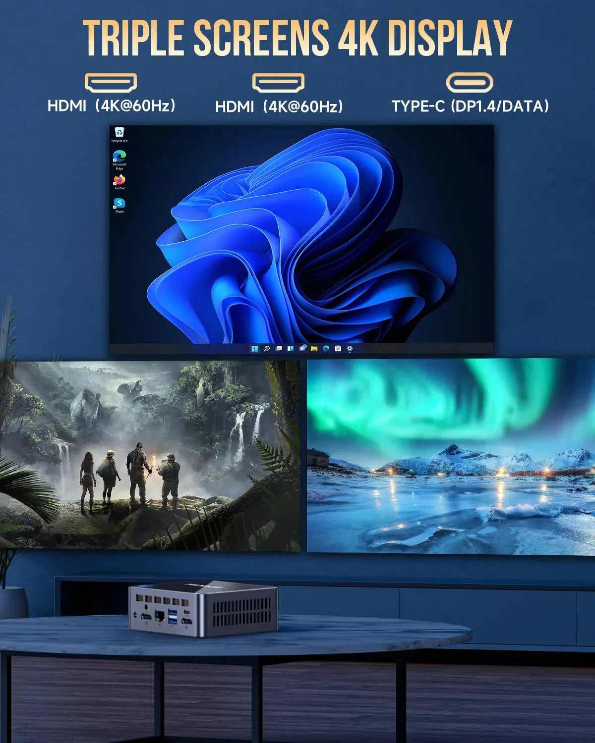 GMKtec NucBox M3 Plus Mini Bilgisayar Intel® 12th Core™ i9-12900HK — Ön Sipariş