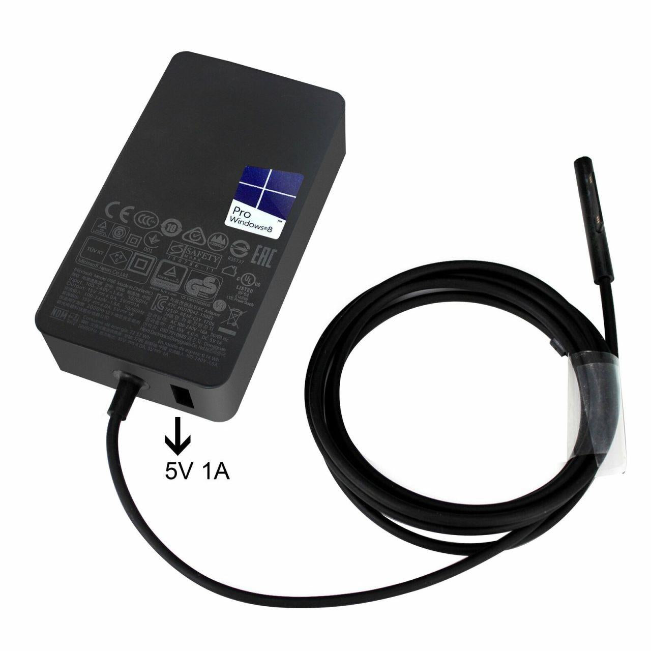 Orijinal Microsoft Surface Laptop 2 Pro 5 44W 15V 2.58A AC Adaptör 1769 1796