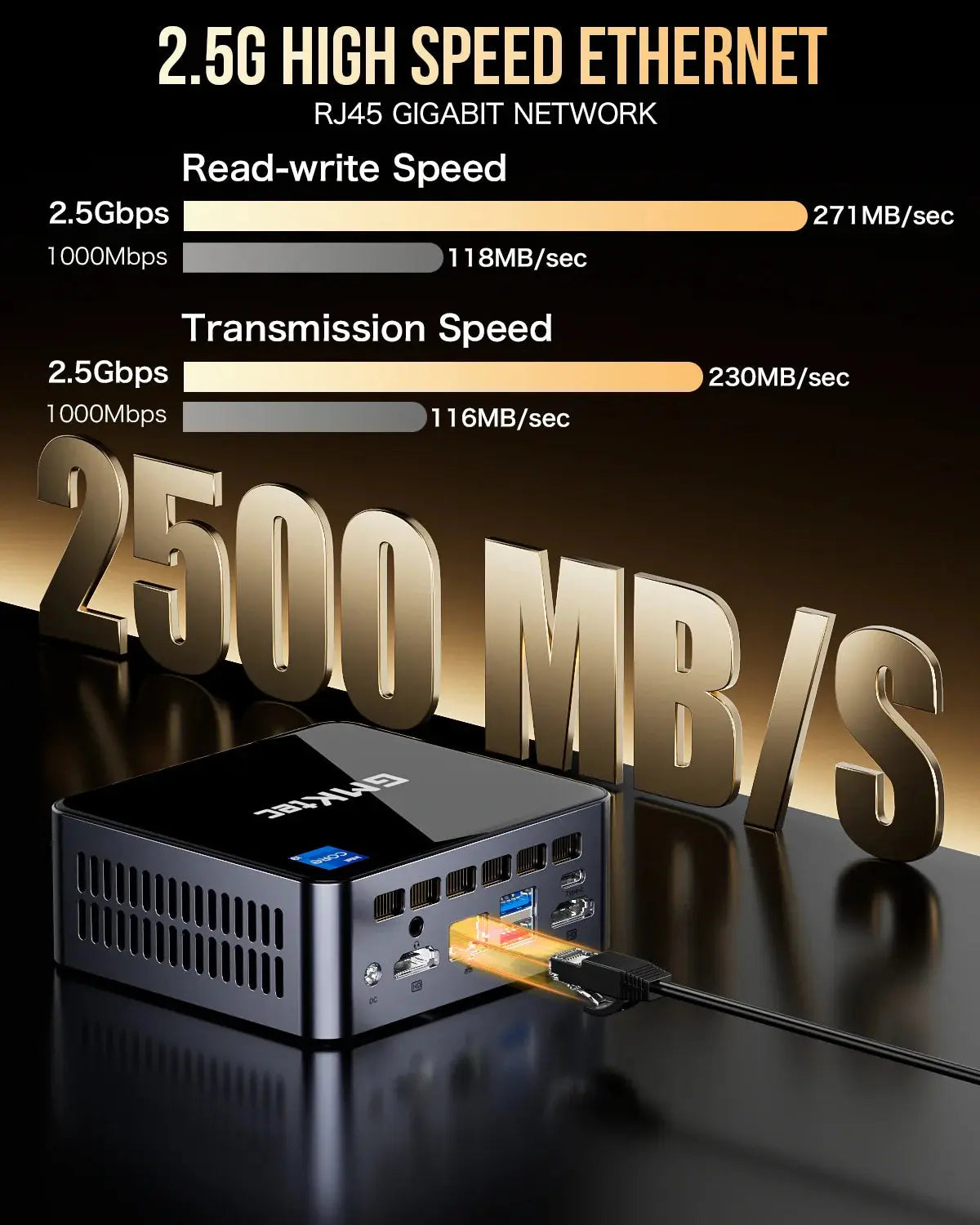 GMKtec NucBox M3 Plus Mini Bilgisayar Intel® 12th Core™ i9-12900HK — Ön Sipariş
