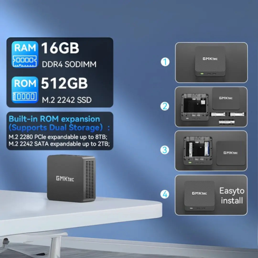 GMKtec NucBox G3S Mini Bilgisayar Intel® Alder Lake N95 — Ön Sipariş