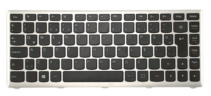 Lenovo Compatible IdeaPad U310E / U310 Laptop Keyboard – Gray Keypad