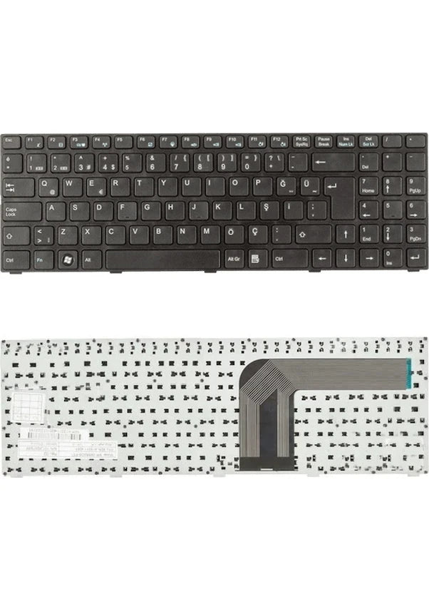 Noteware Asus Uyumlu A3E A3V A3A A3L A4 A7 R20 M9 TR Notebook Klavyesi