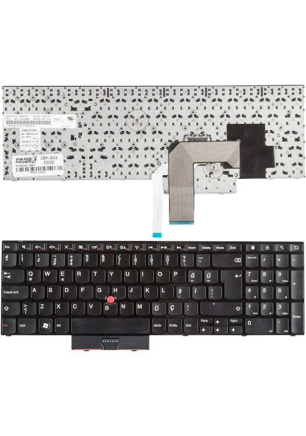 Noteware Lenovo Uyumlu E520 / E525 Notebook Klavyesi TR Siyah Tuş Takımı