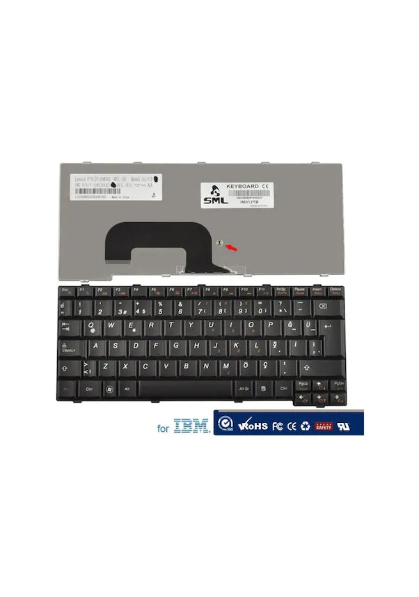 Noteware Lenovo Uyumlu S12 Laptop Klavye Tuş Takımı