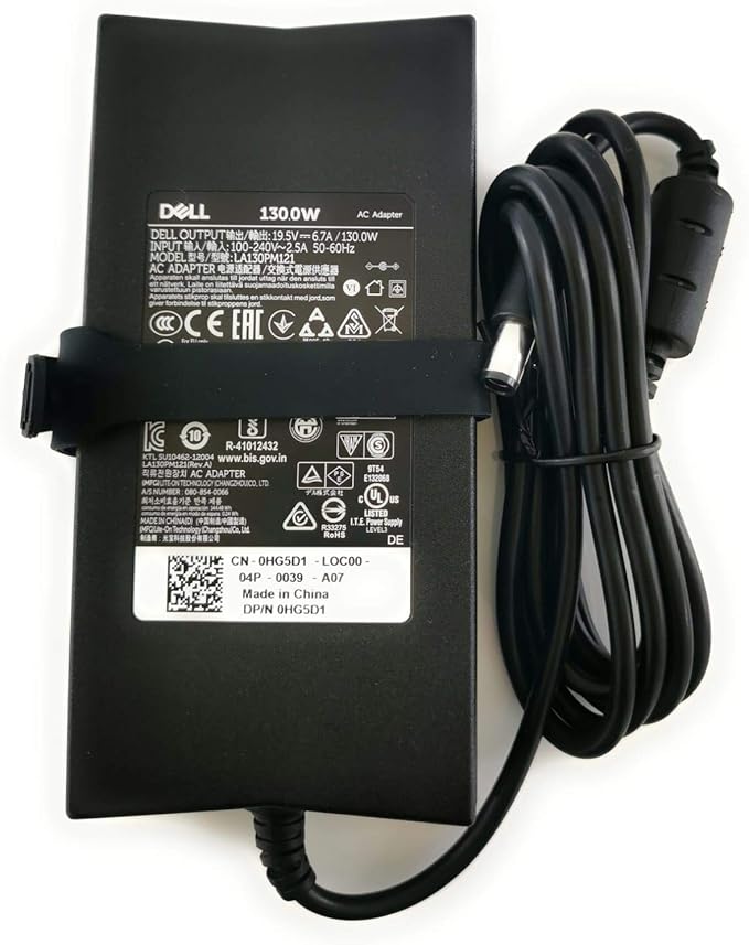 Noteware Dell Compatible Original 130W 19.5V 6.7A Laptop Adapter Charger