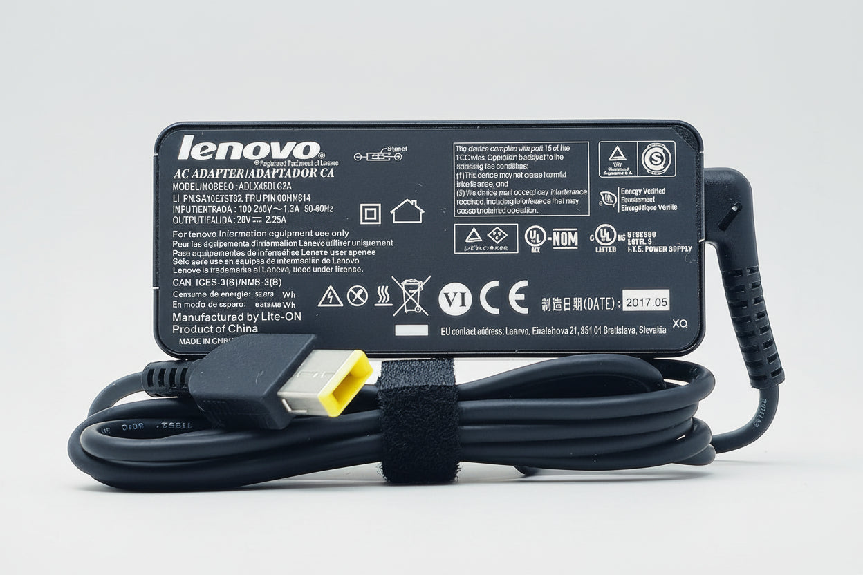 Orijinal Lenovo 45W 20V 2.25A Sarı İnce Uç AC Adaptör ThinkPad X260 T440 Yoga ADLX45DLC2A