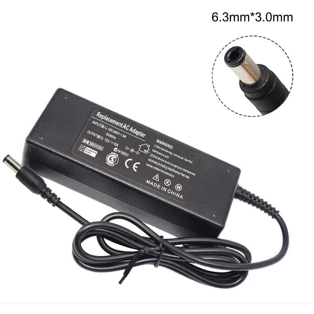 Noteware Toshiba Uyumlu 15V 6A 90W AC Adaptör Laptop Şarj Cihazı 6.3x3.0mm