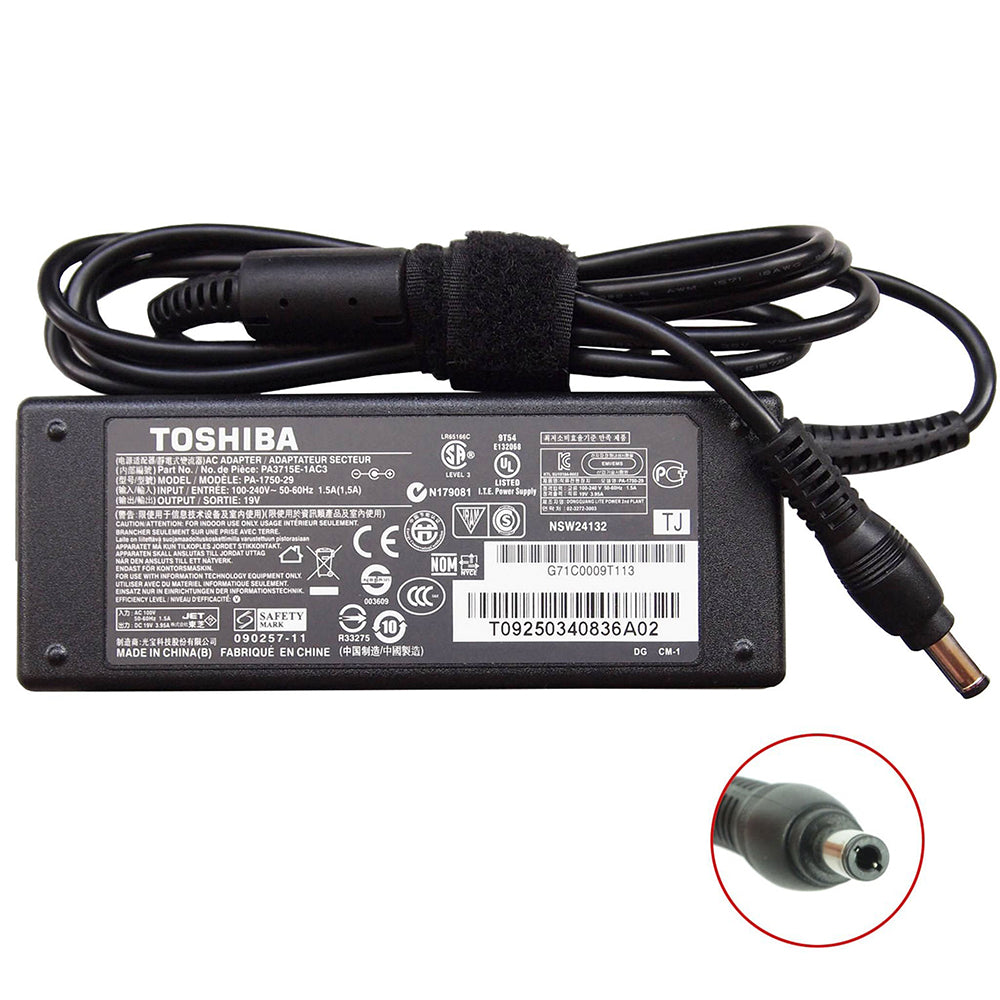 Noteware Toshiba Compatible PA3468U-1ACA PA3715U-1ACA PA5034U-1ACA Laptop Adapter Charger