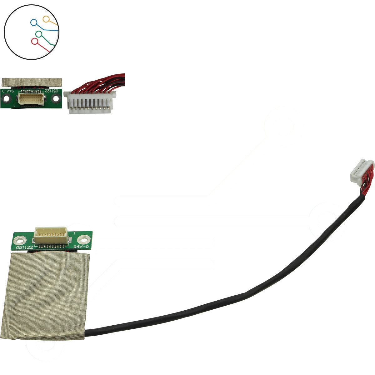 Noteware Asus Uyumlu Z53 F3JP F3TC Inverter Kablosu - 14G100311213 14G100311212