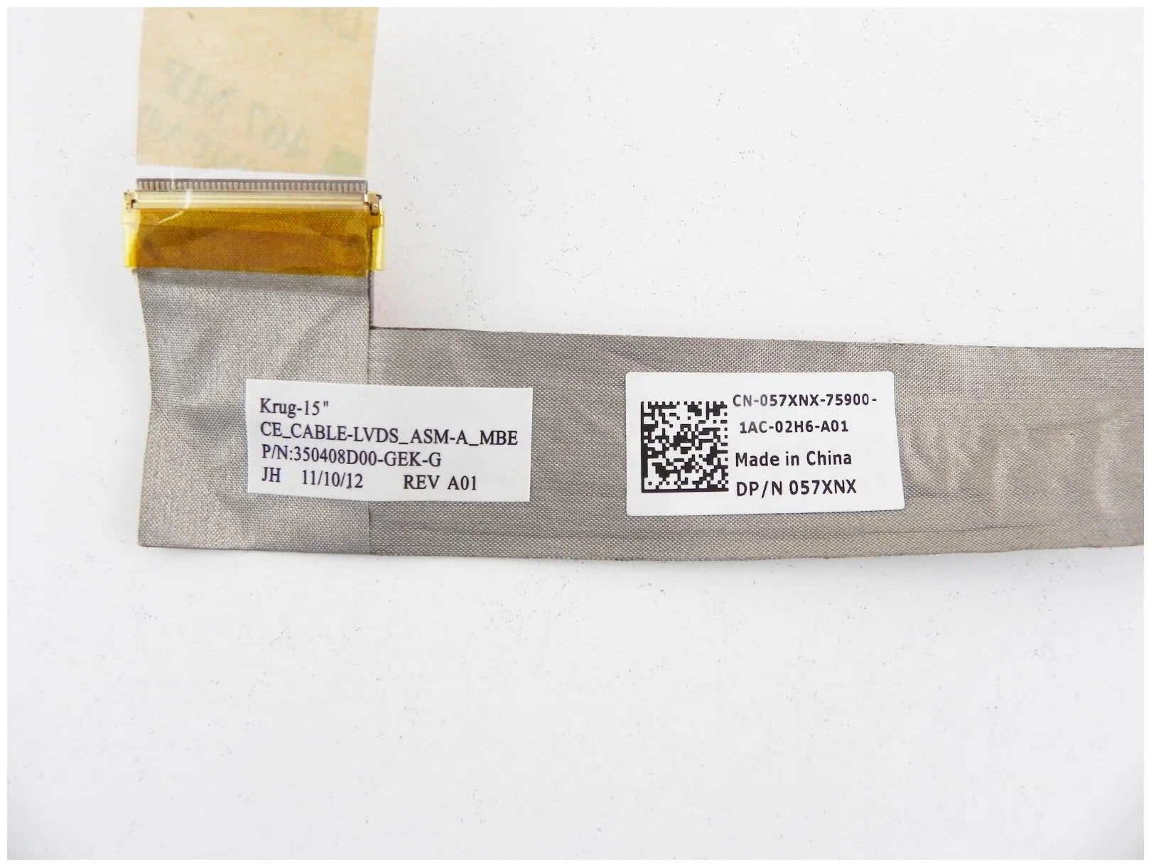 Noteware Dell Uyumlu Latitude E5520 E5500 E6520 15.6 inch LCD LED LVDS Ekran Kablosu - 350408D00-GEK-G