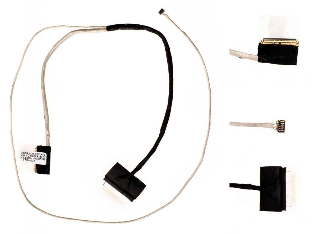 Noteware HP Uyumlu Pavilion 15-BS 15-BW 15-BR 15T-BS 15T-BW 15T-BR 15Z-BW 250-G6 255-G6 LCD LED LVDS Flex Ekran Kablosu - DC0200ZWZ00 CBL50