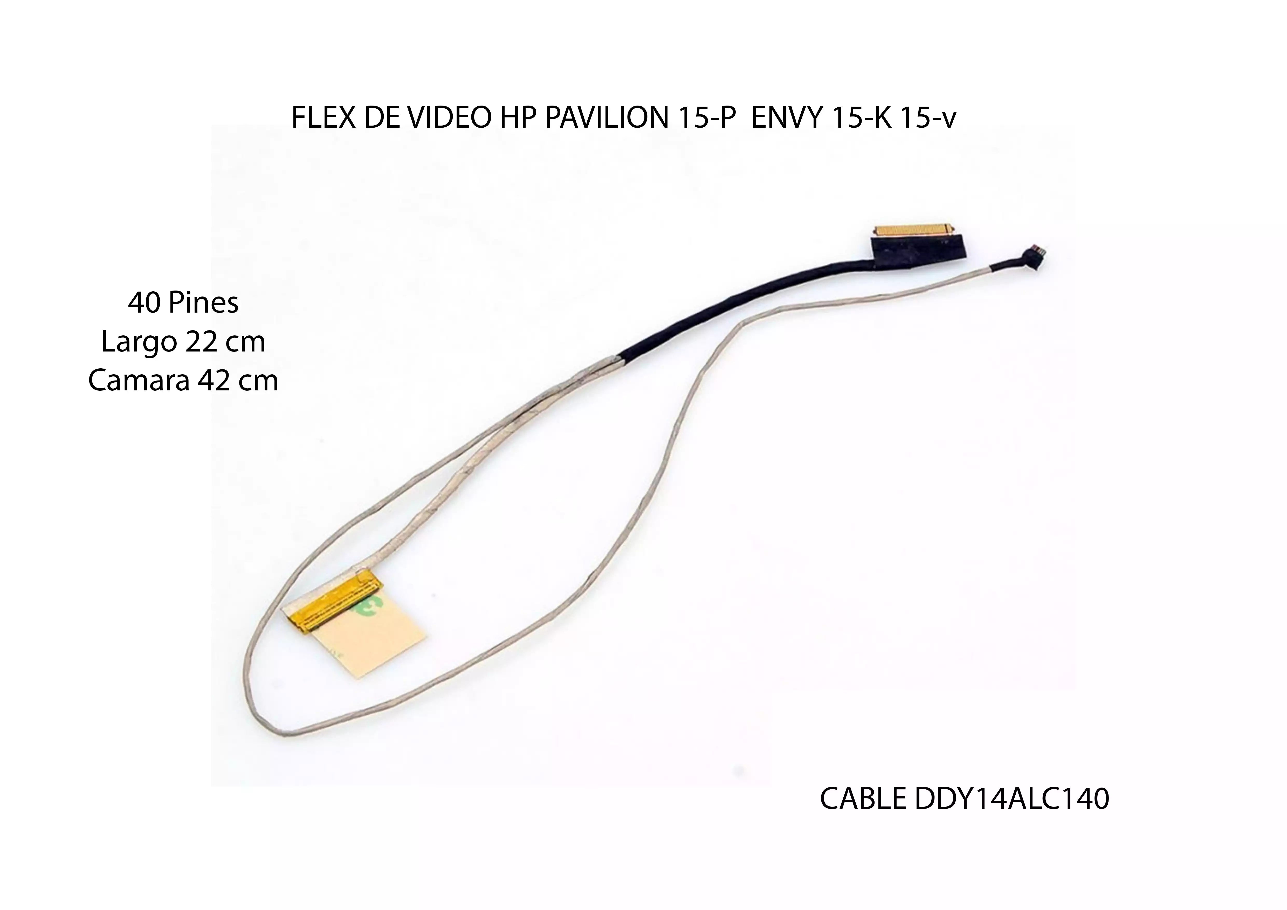 HP Pavilion 15-P Envy 15-K 15-V LCD Ekran Kablosu LVDS Video Flex Cable 40 PIN - DDY14ALC140 DDY14ALC130 DDY14ALC010 DDY14ALC000 DDY14ALC020 DDY14ALC110 DDY14ALC120 763582-001