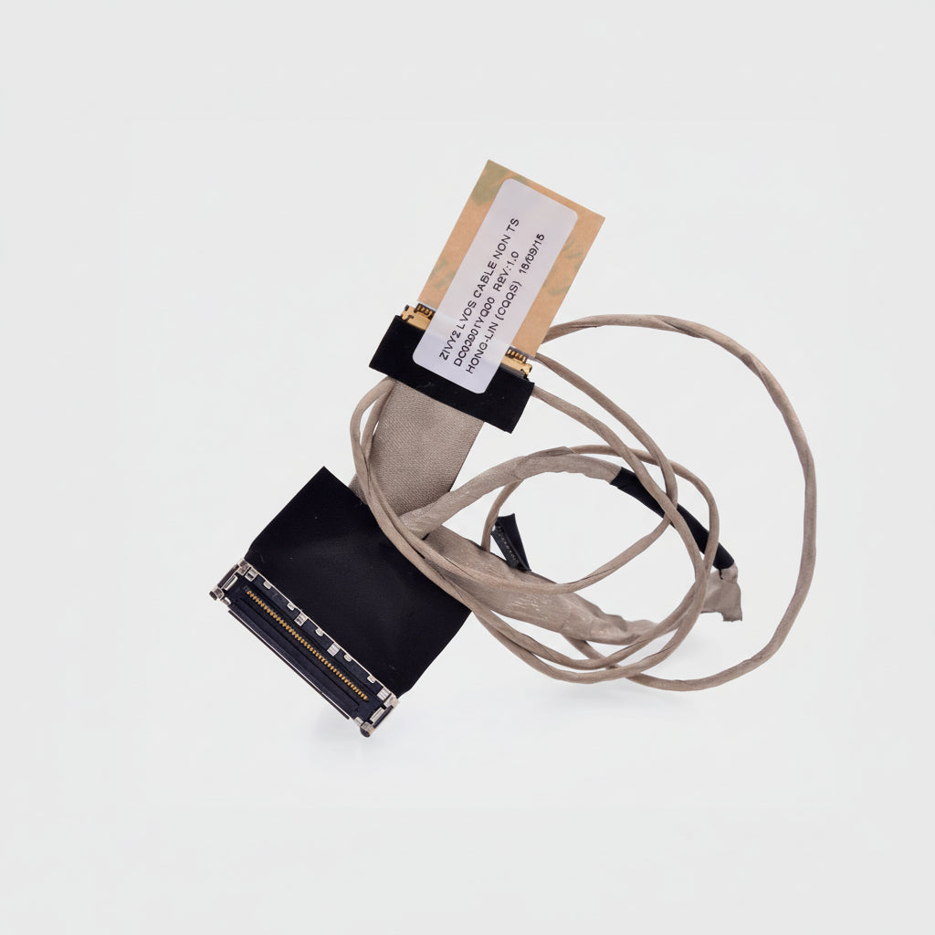 Noteware Lenovo Uyumlu Ideapad Y50 Y50-70 Y50-80 LCD LED LVDS Flex Ekran Kablosu - DC02001YQ00 ZIVY2 30 Pin FHD 1920x1080 Dokunmatik Değil