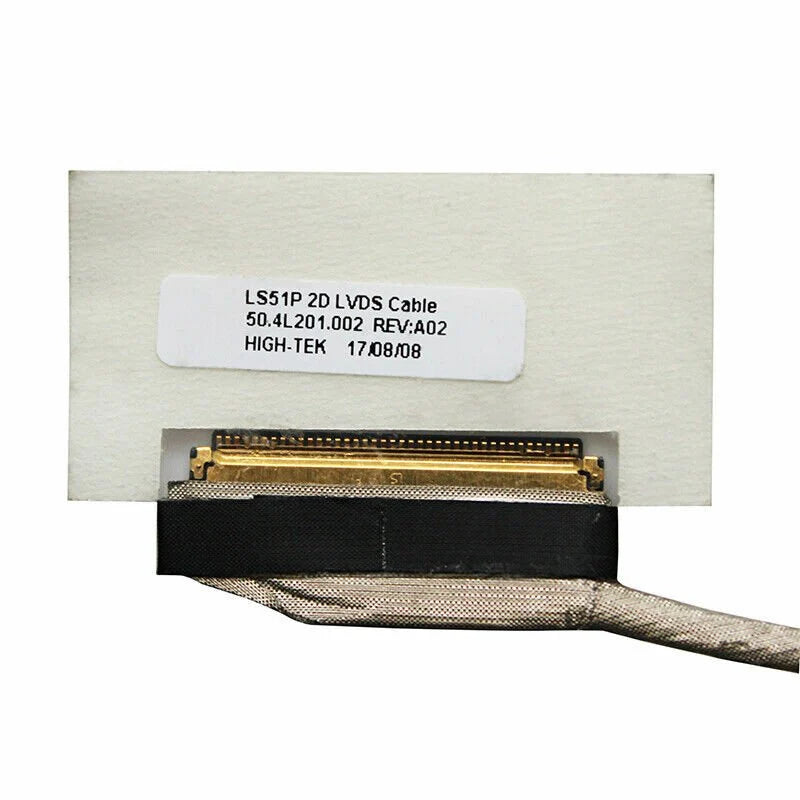 Noteware Lenovo Uyumlu Ideapad S510P LS51P Non-Touch LCD LED LVDS Flex Ekran Kablosu - 50.4L201.002