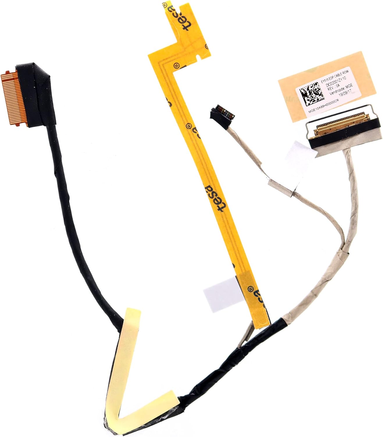 Noteware Lenovo Uyumlu Legion Y7000-15 Y530-15 2019 Y7000-15ISK Y530-15ICH 30-pin FHD LCD eDP Ekran Kablosu - DC02001ZY10