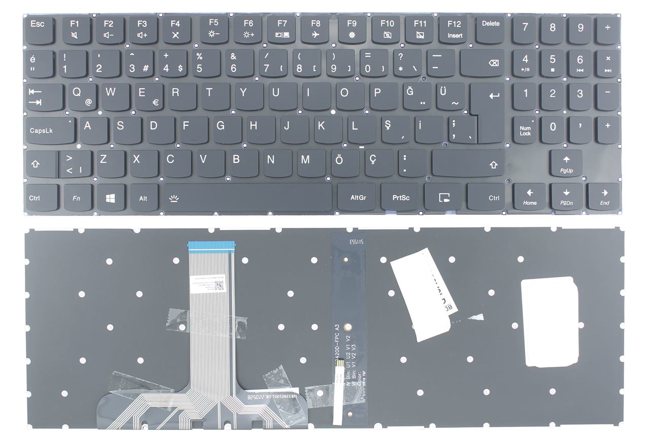 Orijinal Lenovo Legion Y520-15IKB Y530-15ICH Y540-15IRH Y720-15IKB Klavye Tuş Takımı Beyaz Backlit TR