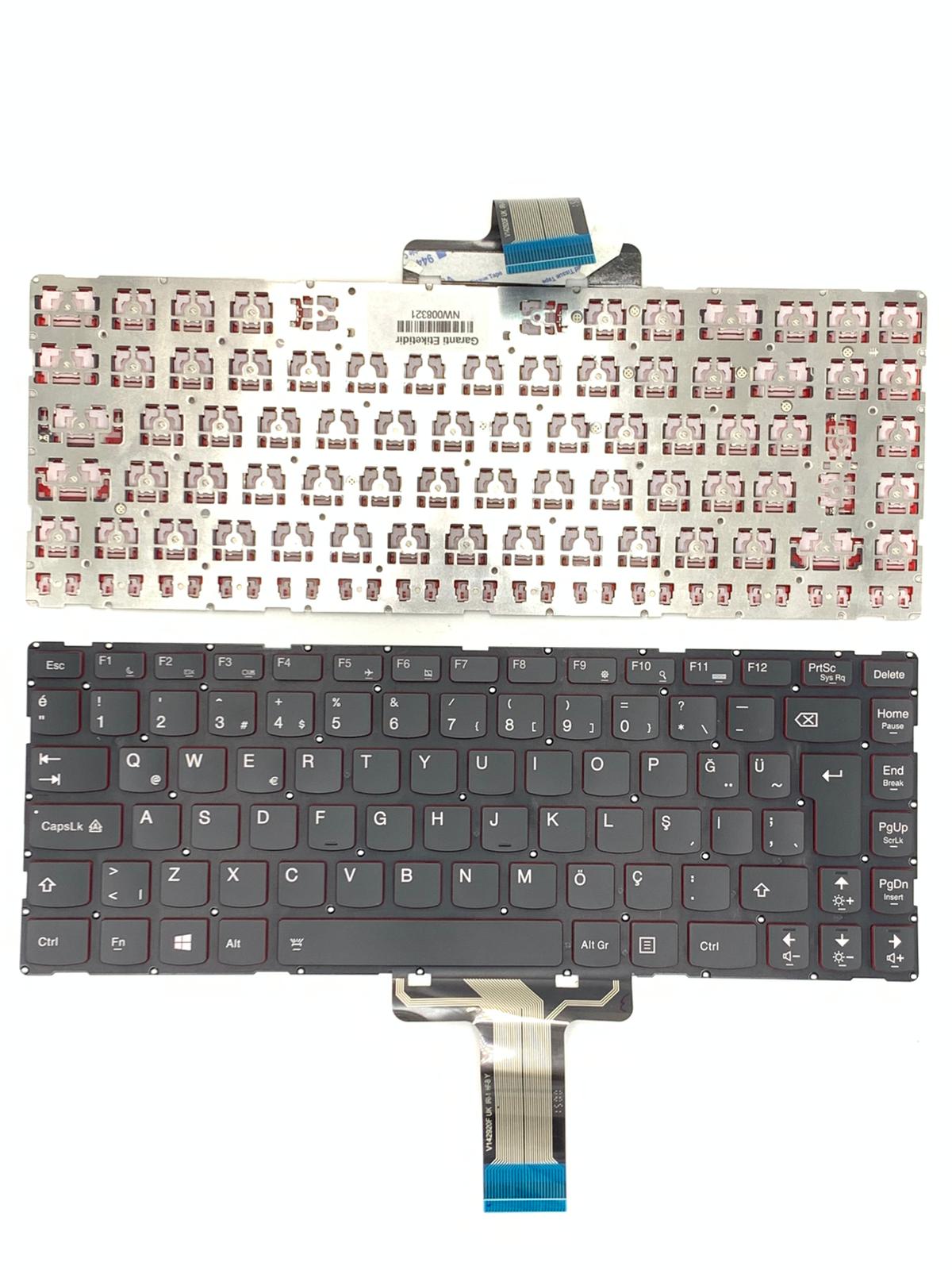 Noteware Lenovo Uyumlu Ideapad UYUMLU Y40-70 Y40-80 Y4070 Y4080 notebook klavye