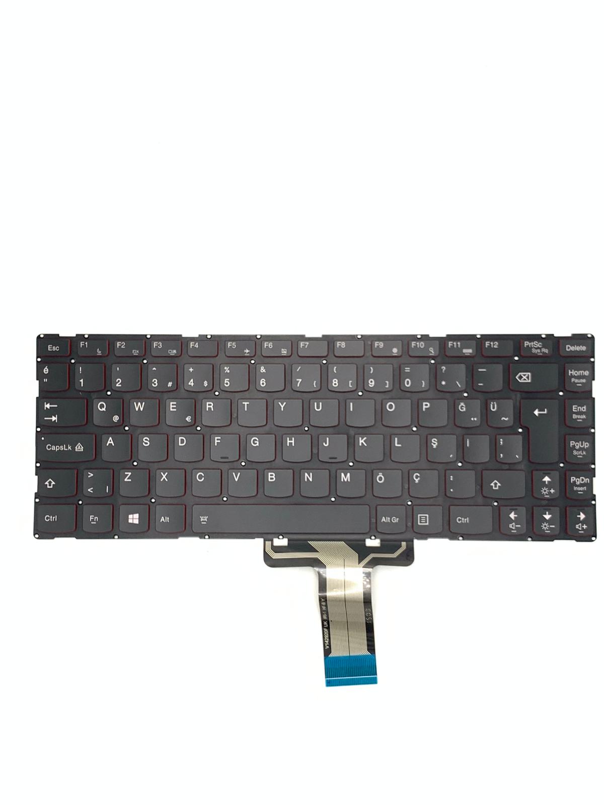 Noteware Lenovo Uyumlu Ideapad UYUMLU Y40-70 Y40-80 Y4070 Y4080 notebook klavye