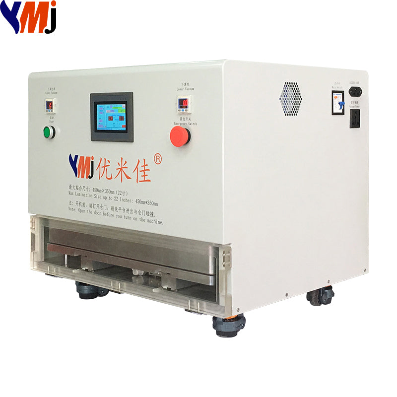 22 inç için kırık ekran onarım otomatik Oca ekran vakum laminasyon Makinası