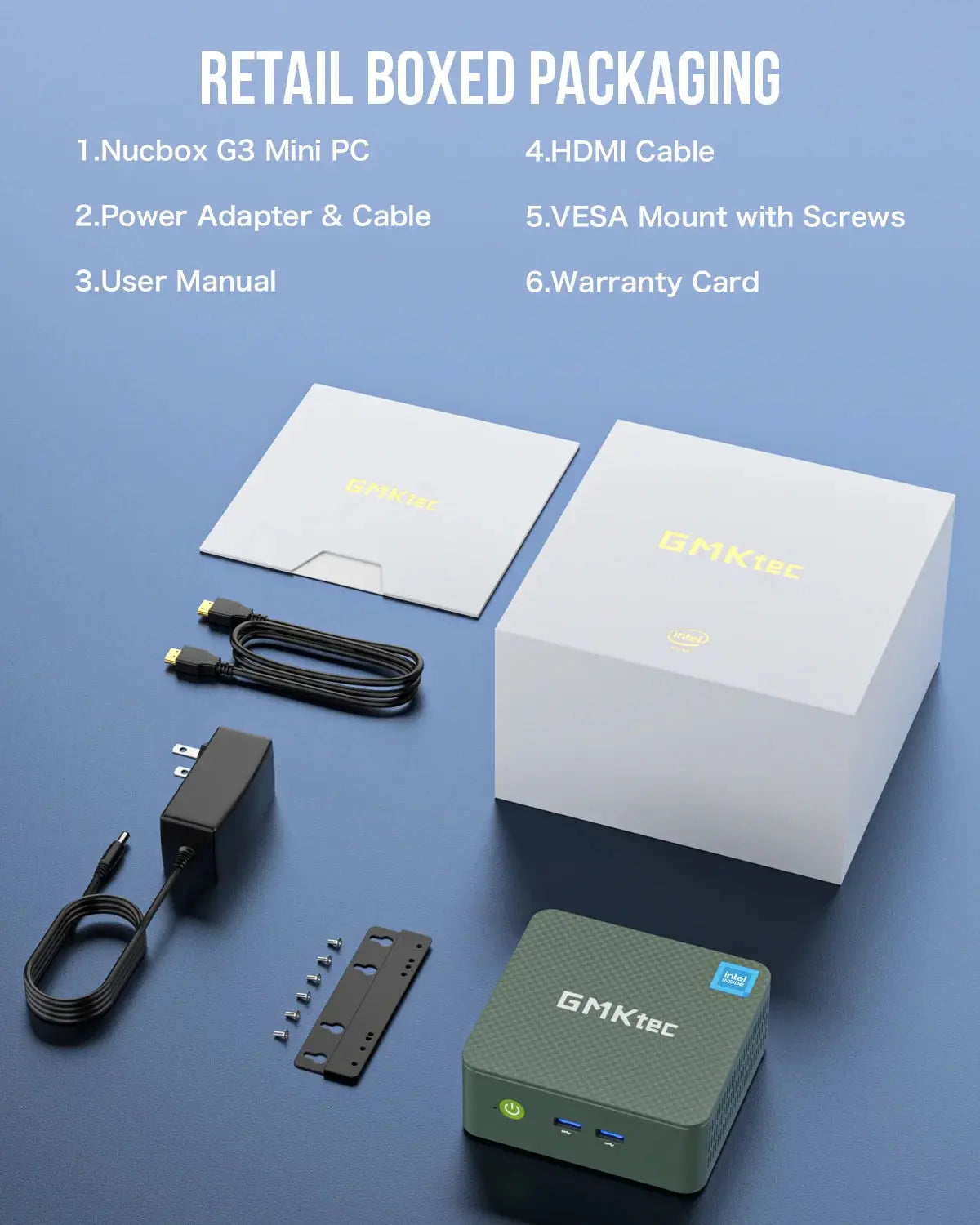 GMKtec NucBox G3 Mini Bilgisayar 12th Intel® Alder Lake N100 — Ön Sipariş