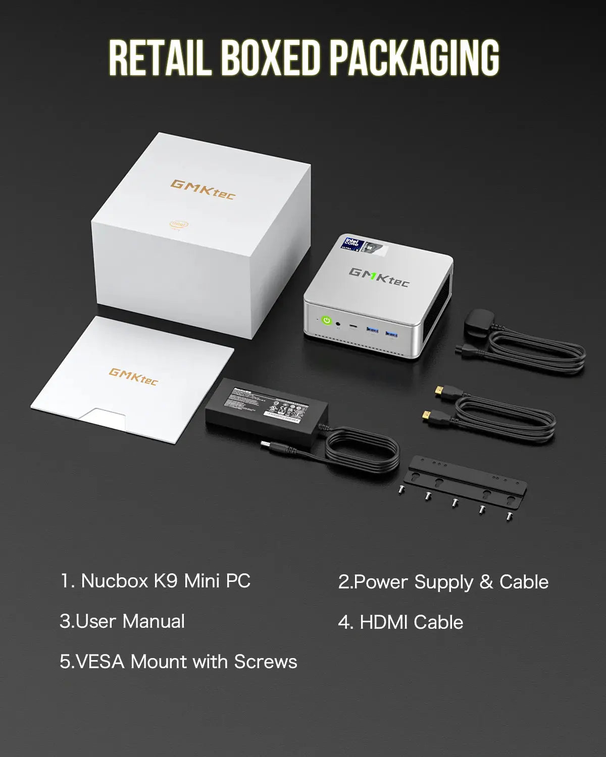 GMKtec K9 Intel® Ultra 5 125H Mini Bilgisayar — Ön Sipariş