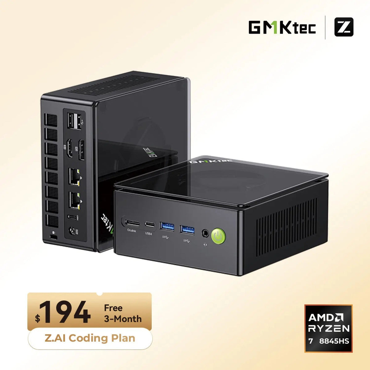 GMKtec K8 Plus AMD Ryzen™ 7 8845HS Gaming Mini Bilgisayar — Ön Sipariş