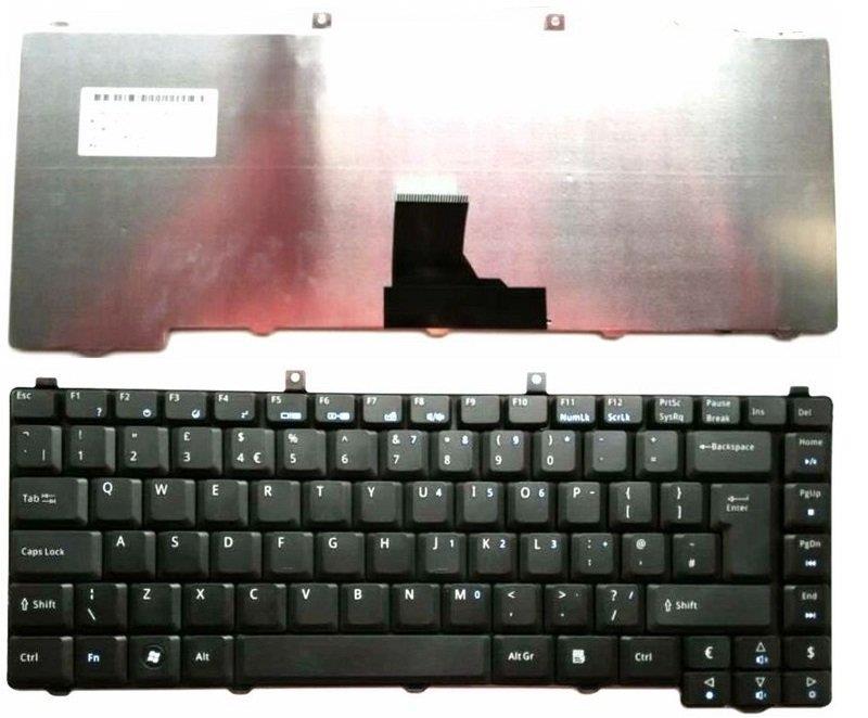Noteware Acer Compatible Aspire 1680 TR BLACK Notebook Keyboard