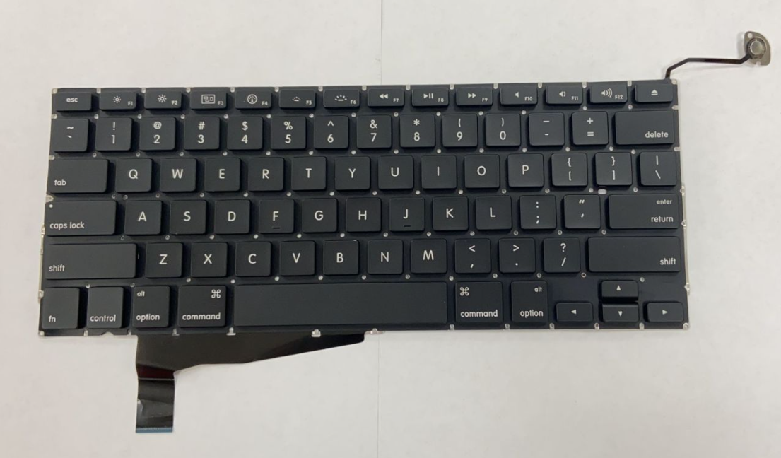 Noteware Apple Uyumlu A1286 ING siyah Notebook Klavyesi Küçük Enter