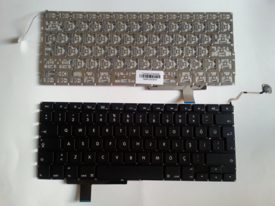 Noteware Apple Uyumlu A1286 MB470 MD471 TR Klavye Büyük Enter