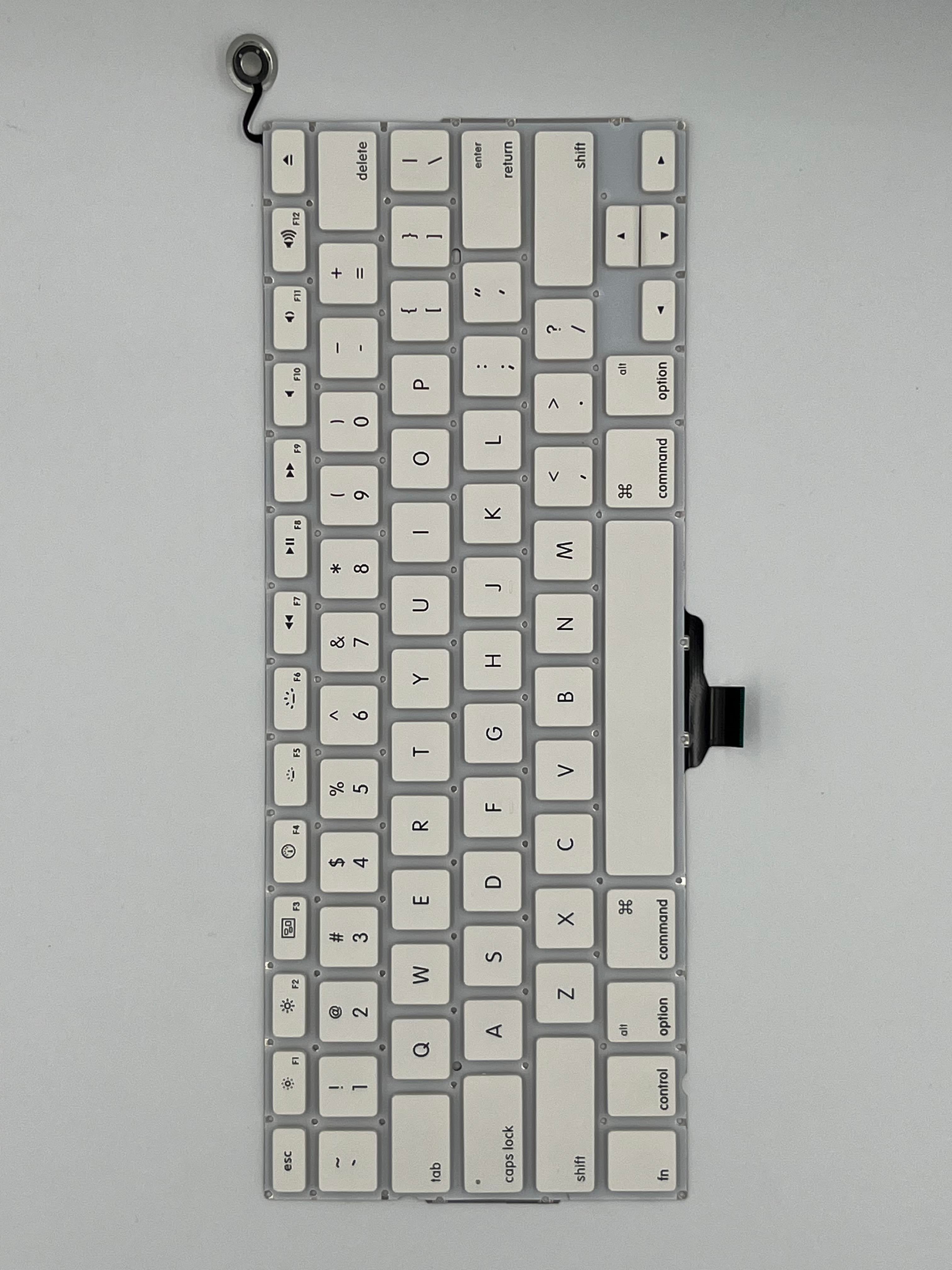 Noteware Apple Uyumlu A1342 küçük enter BEYAZ Notebook Klavyesi