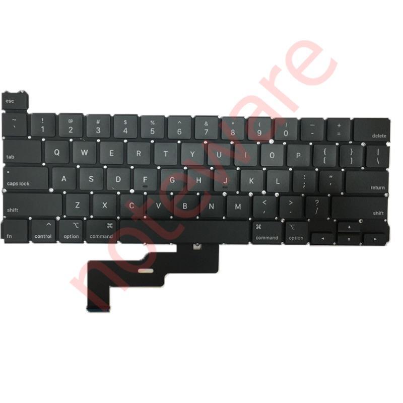 Noteware Apple Uyumlu Macbook Uyumlu Pro A2289 (2020) Notebook Klavye - US Klavye / Siyah - Küçük Enter