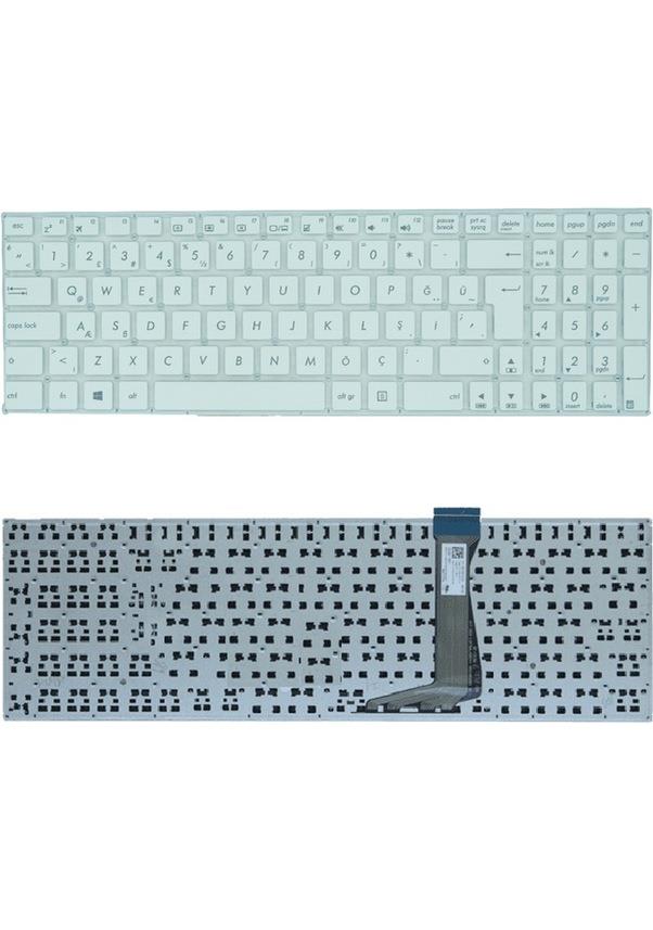 Noteware Asus Uyumlu E502 L502 TR BEYAZ Notebook Klavyesi Tuþ Takýmý Beyaz