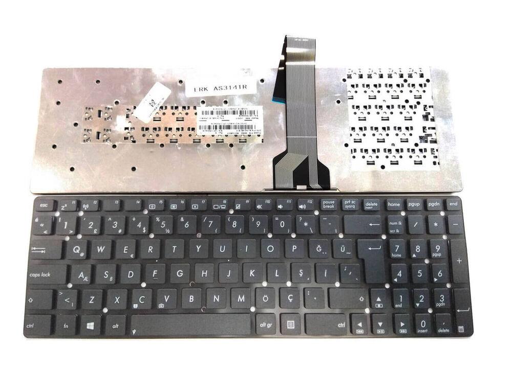 Noteware Asus Compatible P55 ING BLACK Notebook Keyboard