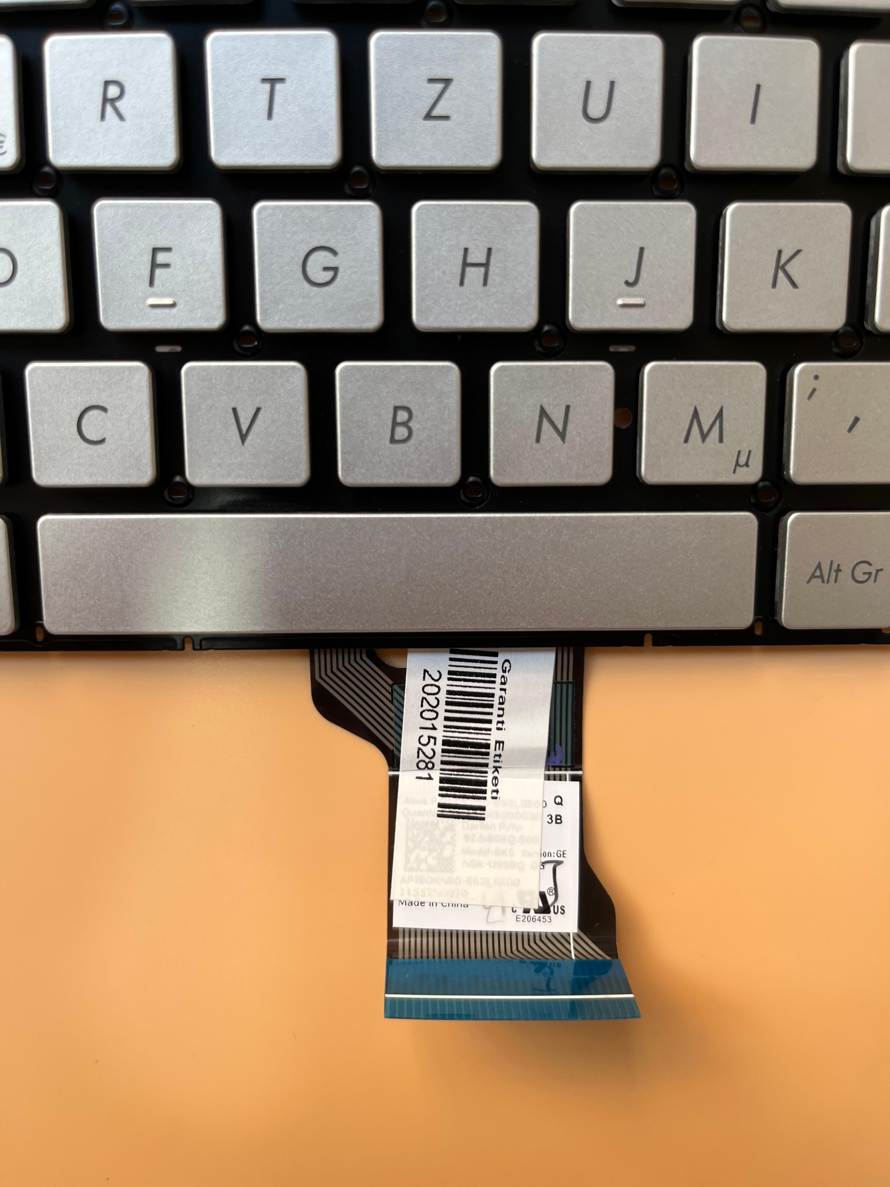 Noteware Asus Uyumlu Q503UA Q534UX Q551LN Q552 Q552U Q552UB Q553UB Led ALMANCA Laptop Klavye