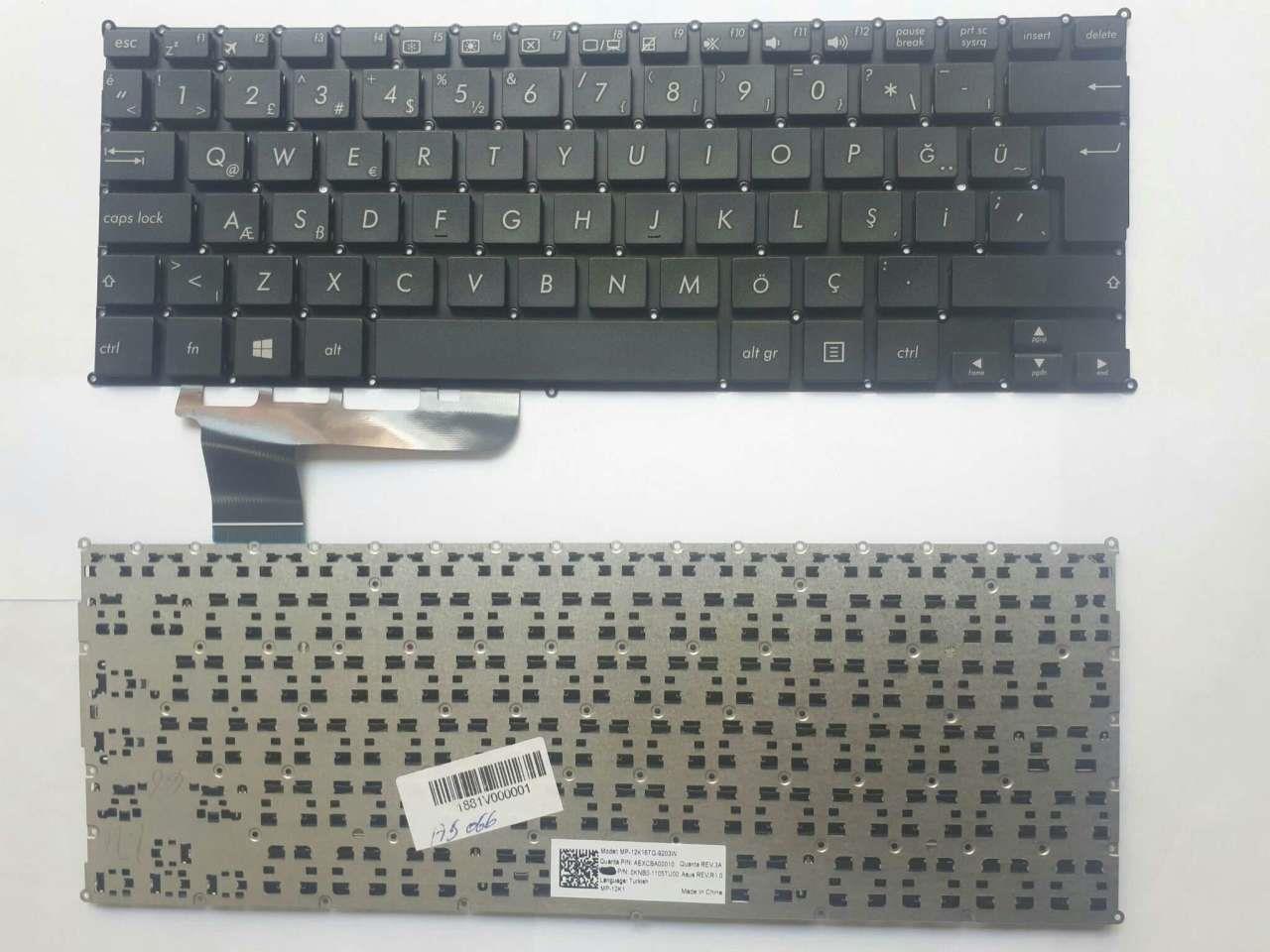Noteware Compatible Asus X201 X201E S200 S200E x202e Q200 Q200E Laptop Keyboard Keypad