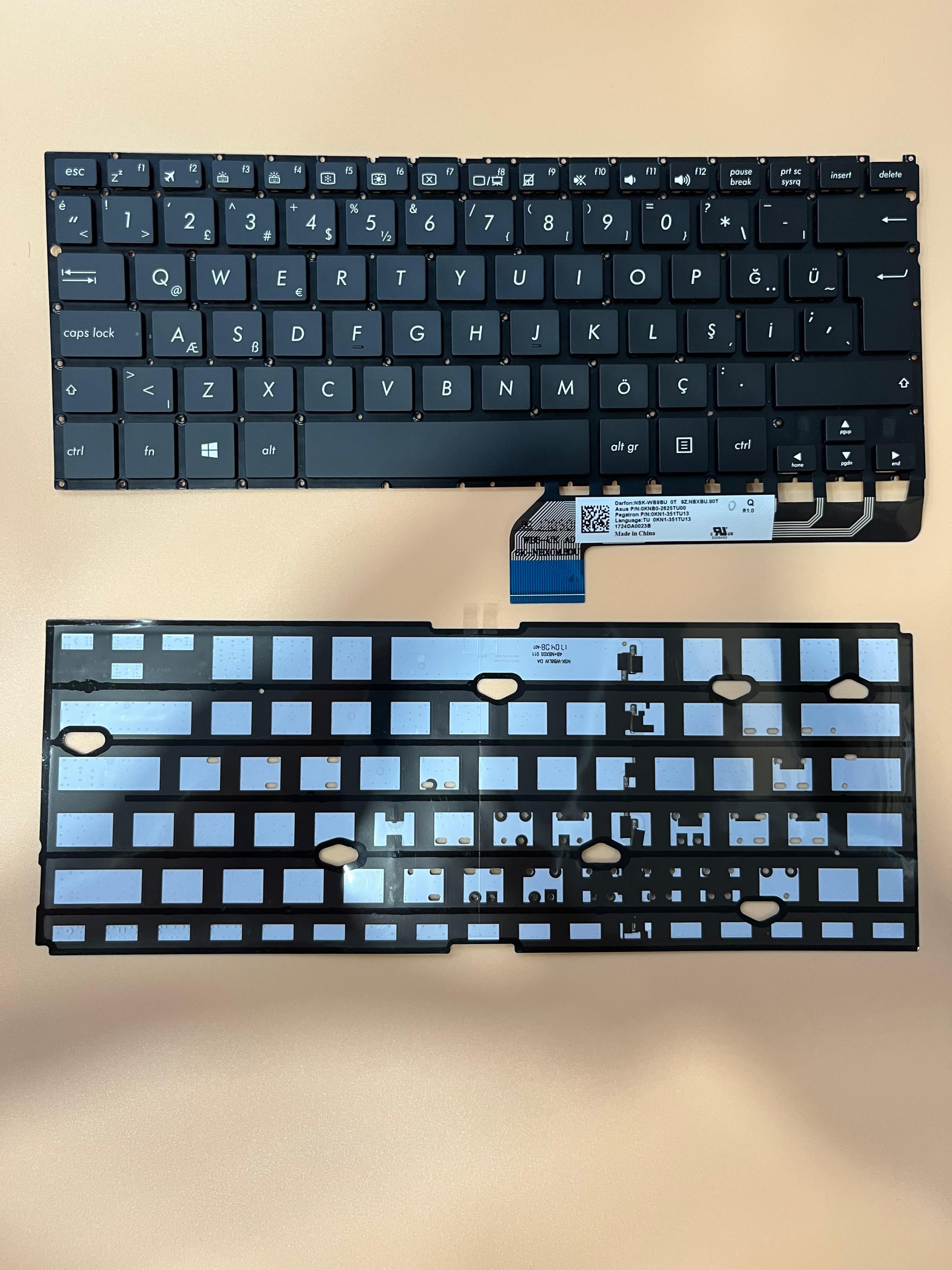Noteware Asus Compatible ZenBook Compatible UX360U UX360UAK UX360UA Laptop Keyboard Keypad