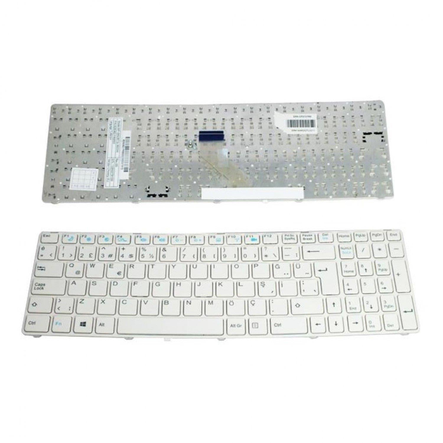 Noteware Casper Nirvana MP-09Q36TQ-3602W Compatible Laptop White Keyboard – Keypad (Black)