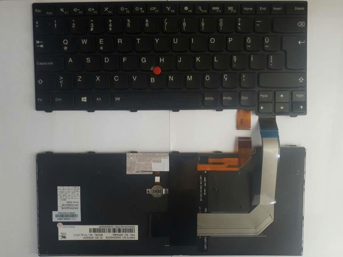 Noteware Lenovo Uyumlu ThinkPad Uyumlu T460S Laptop Klavyesi