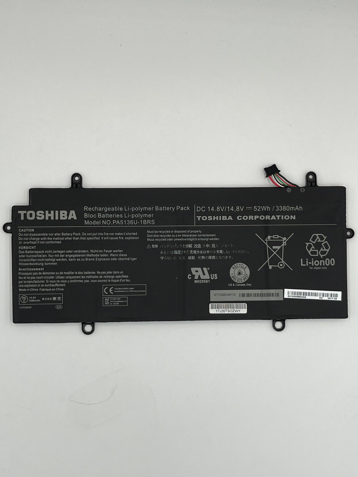 Noteware Toshiba Compatible PA5136U-1BRS Compatible Laptop Battery Battery