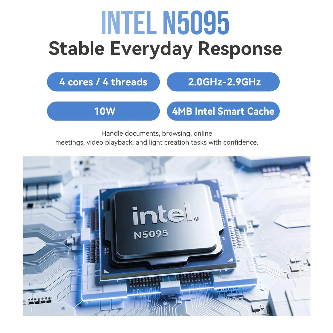 GMKtec G5S Intel® Celeron N5095 Mini Bilgisayar — Ön Sipariş