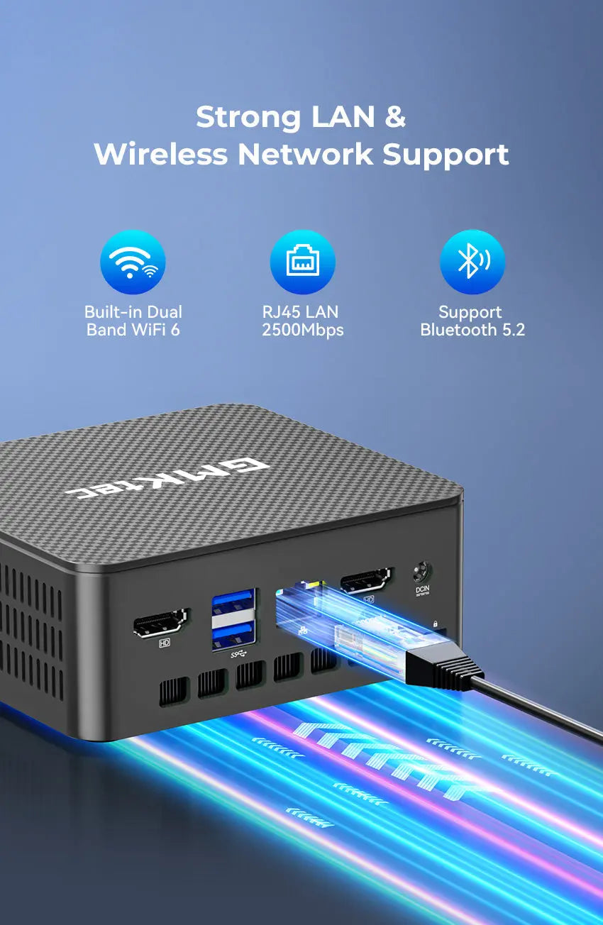 GMKtec NucBox G3 Pro Mini Bilgisayar Intel® Core™ i3-10110U — Ön Sipariş