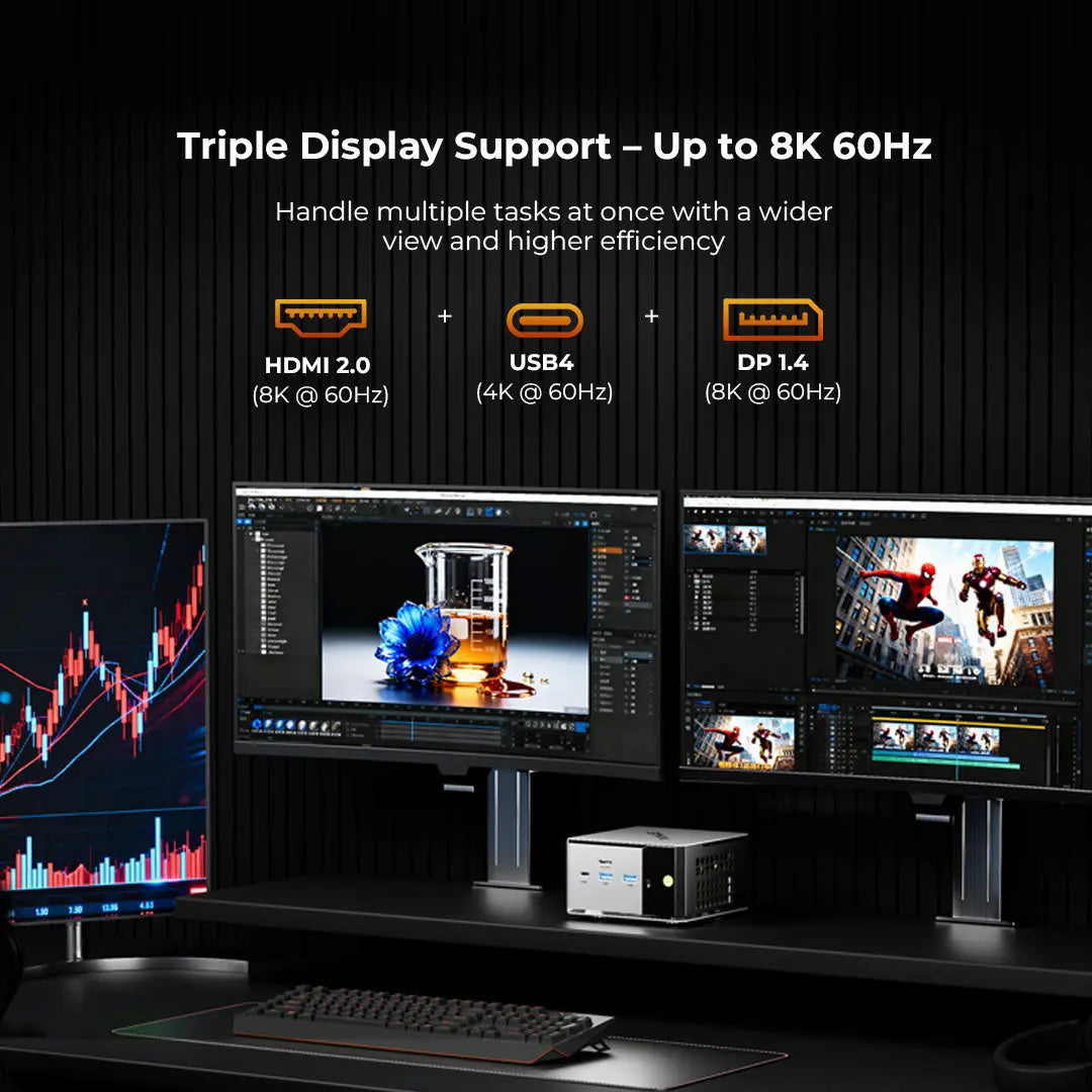 GMKtec M8 AMD Ryzen™ 5 PRO 6650H Mini Bilgisayar — Ön Sipariş