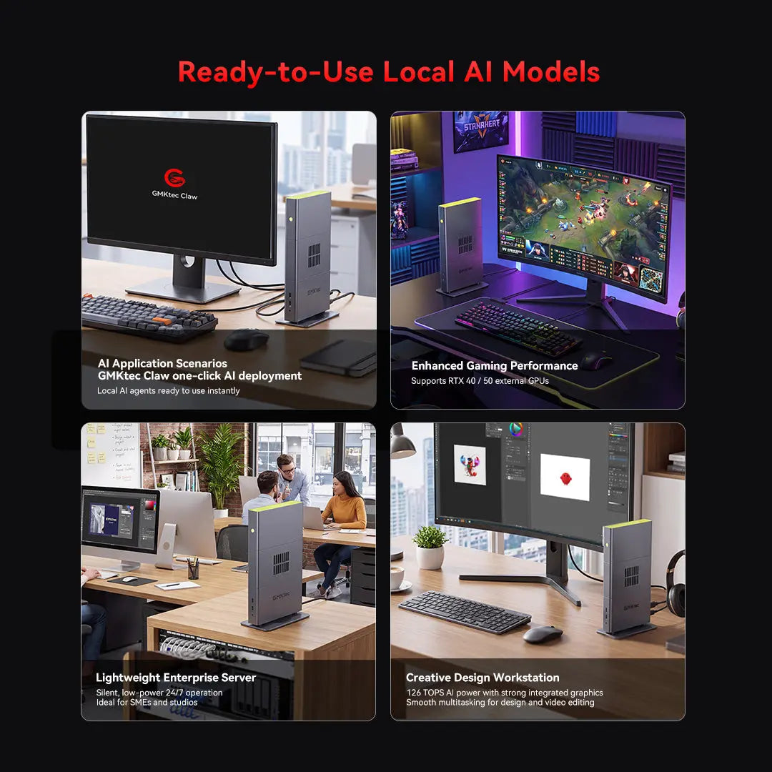GMKtec EVO-X3 AMD Ryzen™ AI Max+ 395 AI Mini Bilgisayar — Ön Sipariş