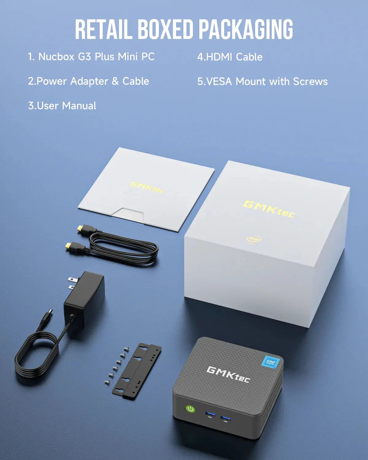 GMKtec NucBox G3 Plus Mini Bilgisayar Intel® 12th Twin Lake N150 — Ön Sipariş