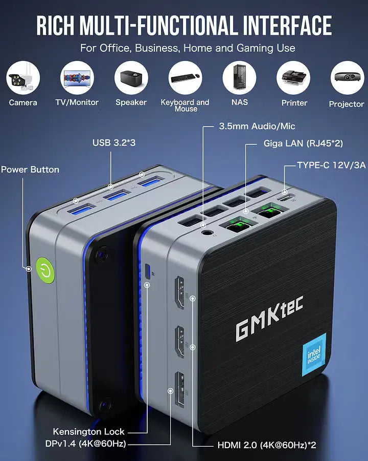 GMKtec G2 Plus Intel® Twin Lake N150 Mini Bilgisayar — Ön Sipariş